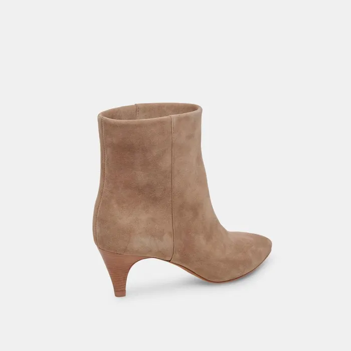 Boots and Booties Women Dolce Vita Dee Wide Booties Truffle Suede