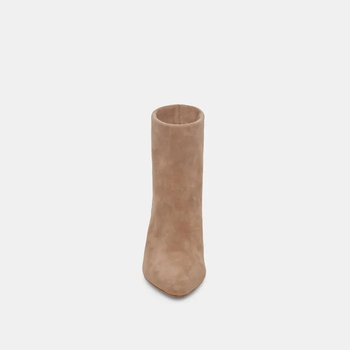 Boots and Booties Women Dolce Vita Dee Wide Booties Truffle Suede
