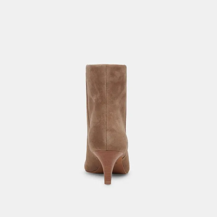 Boots and Booties Women Dolce Vita Dee Wide Booties Truffle Suede