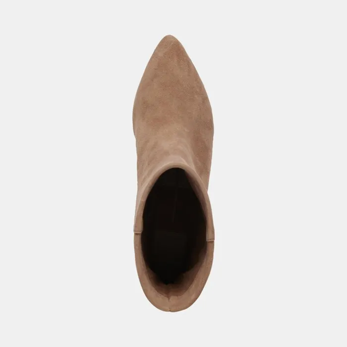 Boots and Booties Women Dolce Vita Dee Wide Booties Truffle Suede