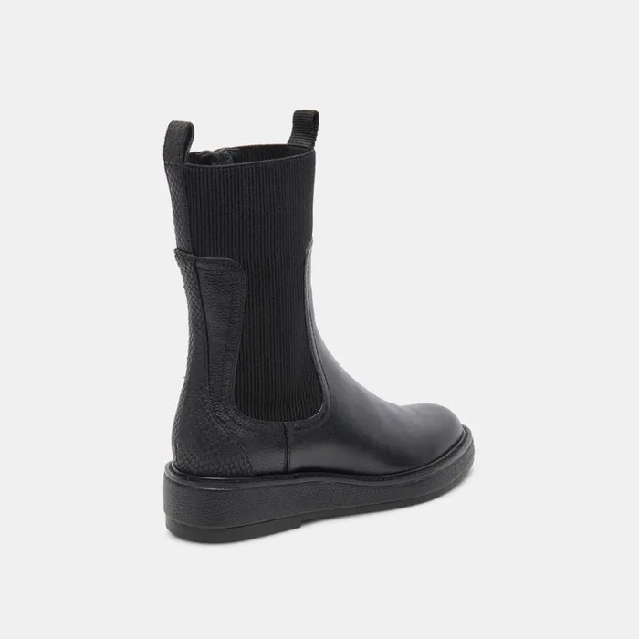 Boots and Booties Women Dolce Vita Elyse H2O Wide Boots Black Leather