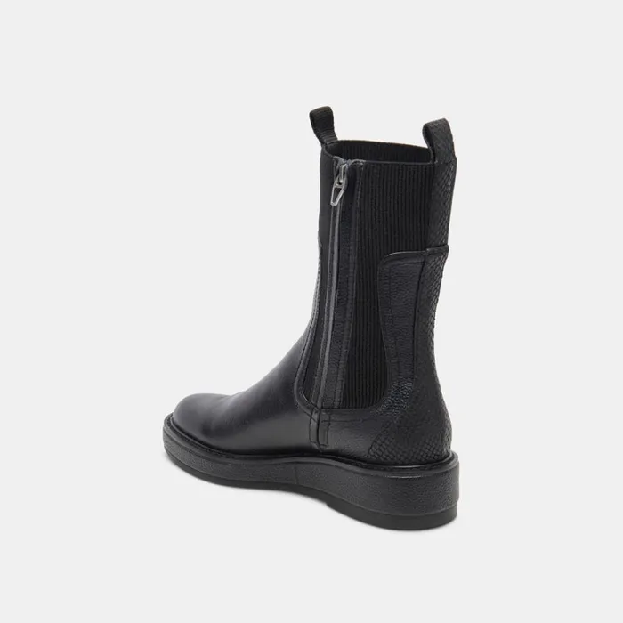 Boots and Booties Women Dolce Vita Elyse H2O Wide Boots Black Leather