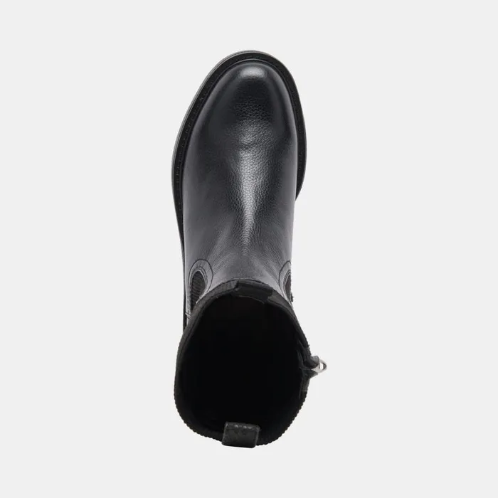Boots and Booties Women Dolce Vita Elyse H2O Wide Boots Black Leather