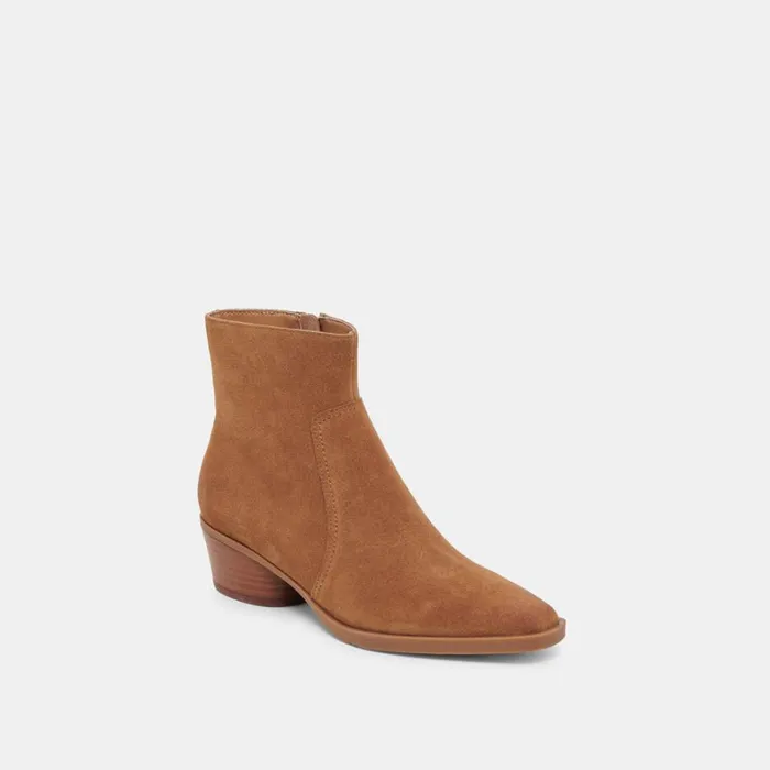 Boots and Booties Women Dolce Vita Fahari H2O Booties Brown Suede