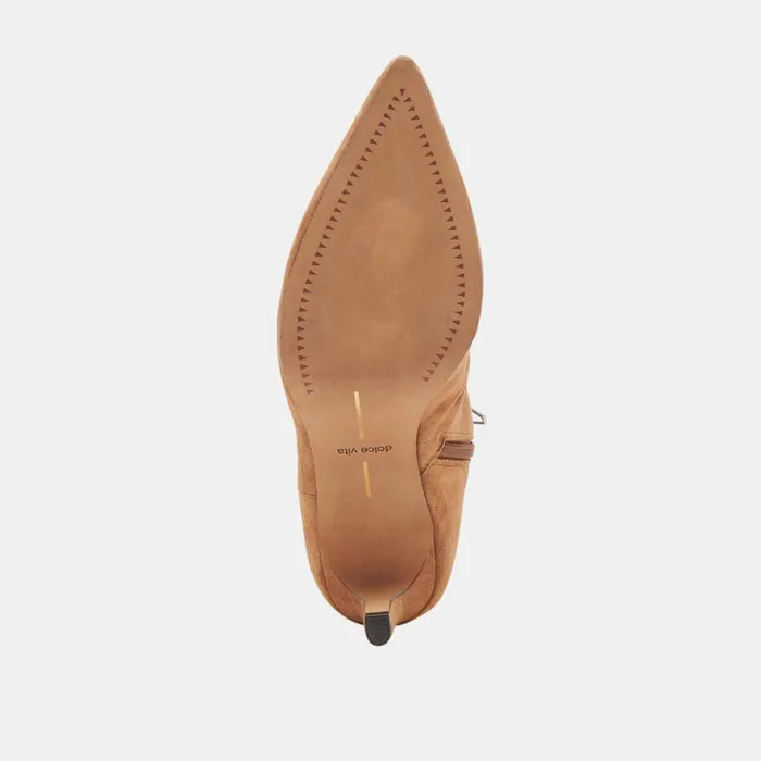 Boots and Booties Women Dolce Vita Fernly Wide Calf Boots Pecan Suede