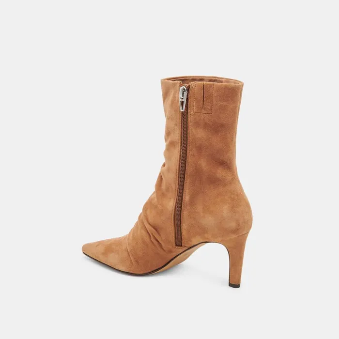 Boots and Booties Women Dolce Vita Fernly Wide Calf Boots Pecan Suede