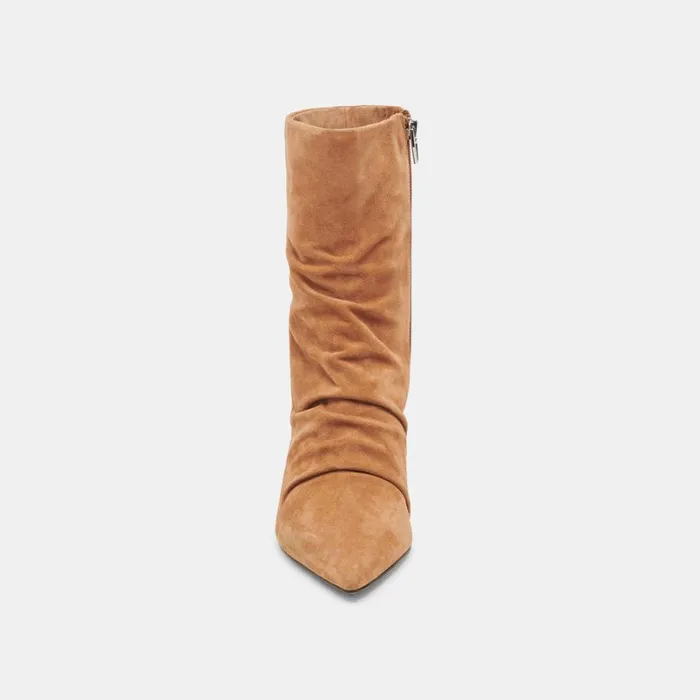 Boots and Booties Women Dolce Vita Fernly Wide Calf Boots Pecan Suede