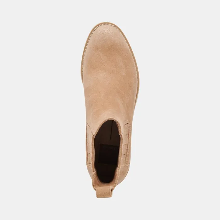 Boots and Booties Women Dolce Vita Fraya H2O Booties Taupe Suede