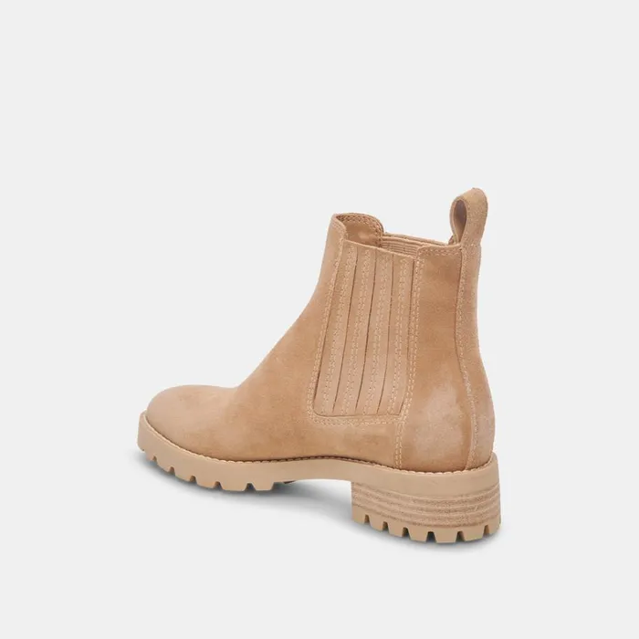 Boots and Booties Women Dolce Vita Fraya H2O Booties Taupe Suede
