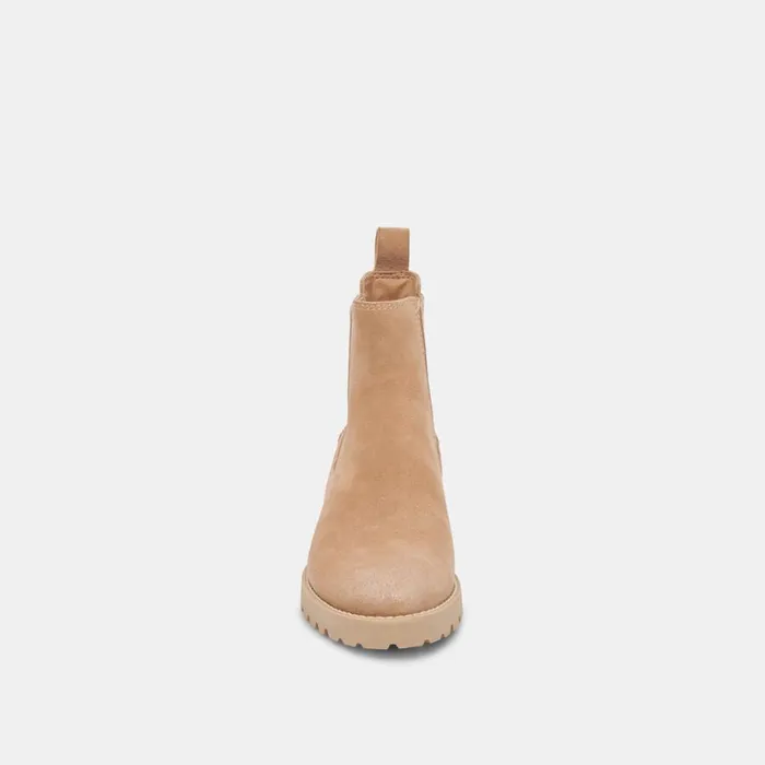 Boots and Booties Women Dolce Vita Fraya H2O Booties Taupe Suede