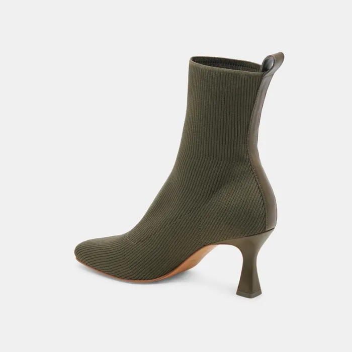 Boots and Booties Women Dolce Vita Glamor Knit Boots Army Knit