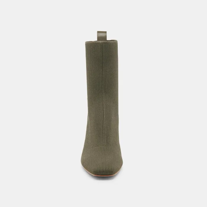 Boots and Booties Women Dolce Vita Glamor Knit Boots Army Knit
