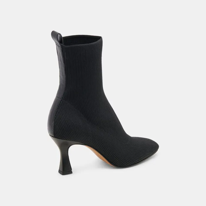 Boots and Booties Women Dolce Vita Glamor Knit Boots Black Knit