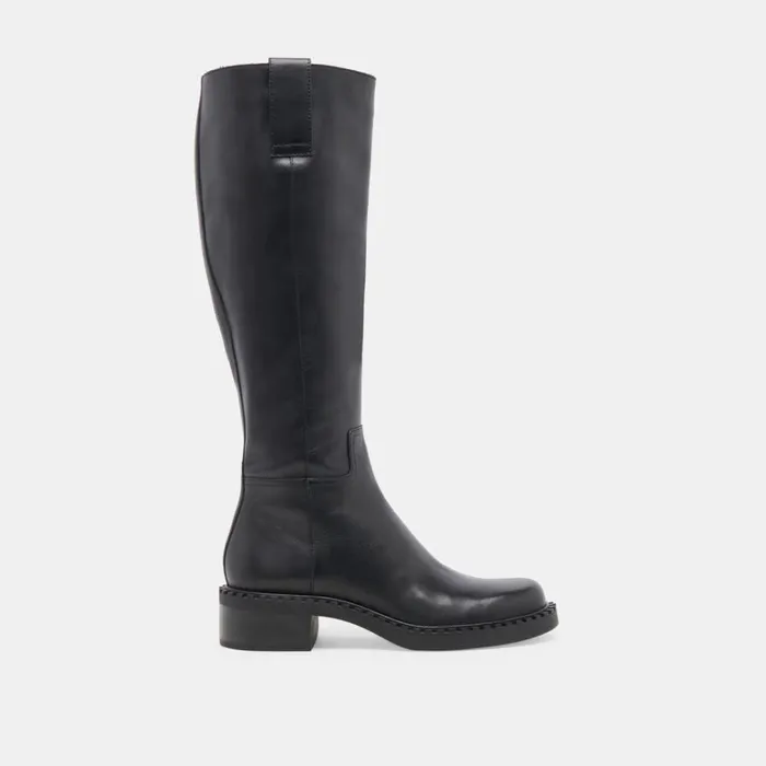 Boots and Booties Women Dolce Vita Glory H2O Extra Wide Calf Boots Black Leather Boots and Booties Women Dolce Vita Glory H2O Extra Wide Calf Boots Black Leather