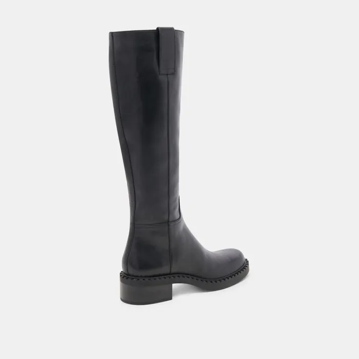 Boots and Booties Women Dolce Vita Glory H2O Extra Wide Calf Boots Black Leather