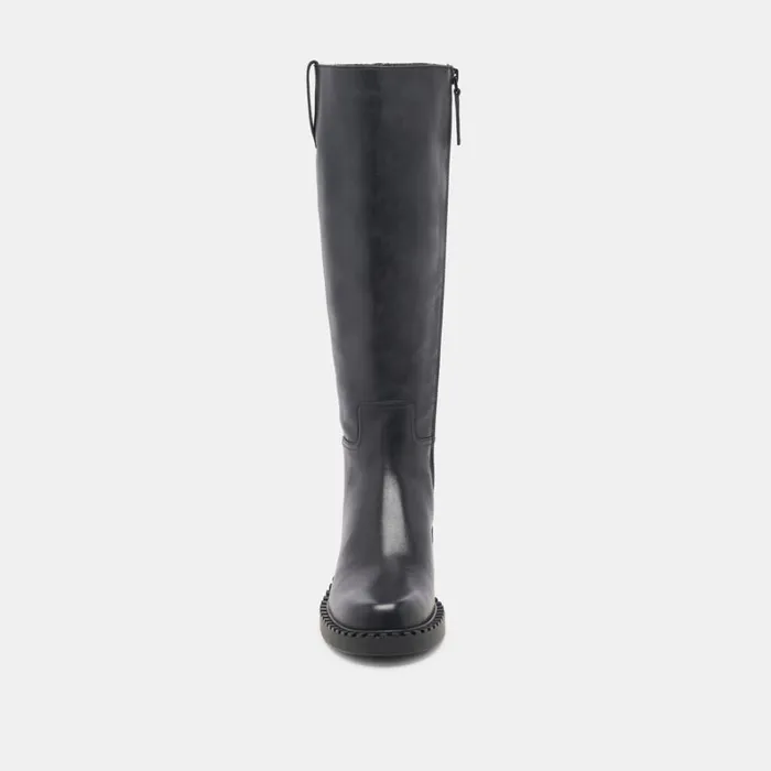 Boots and Booties Women Dolce Vita Glory H2O Extra Wide Calf Boots Black Leather