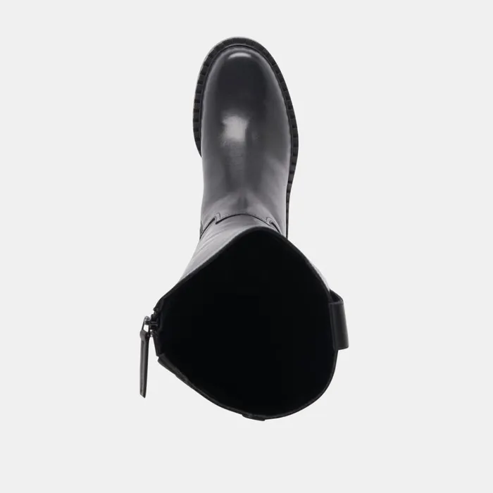 Boots and Booties Women Dolce Vita Glory H2O Extra Wide Calf Boots Black Leather