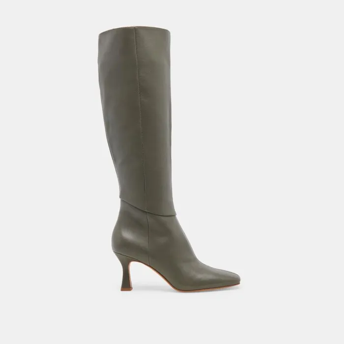 Boots and Booties Women Dolce Vita Gyra Boots Dark Olive Leather