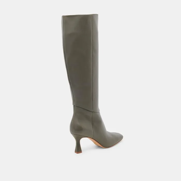 Boots and Booties Women Dolce Vita Gyra Boots Dark Olive Leather