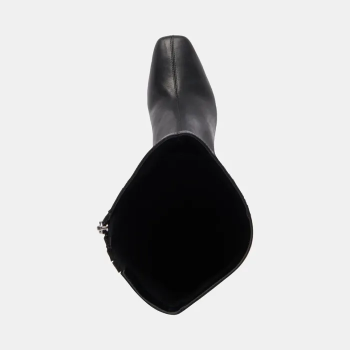Boots and Booties Women Dolce Vita Gyra Wide Calf Boots Black Leather