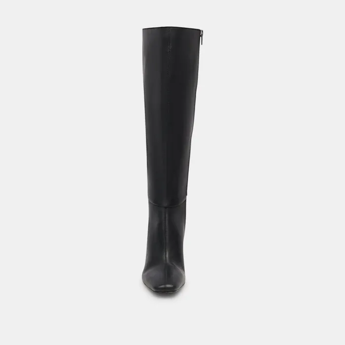 Boots and Booties Women Dolce Vita Gyra Wide Calf Boots Black Leather