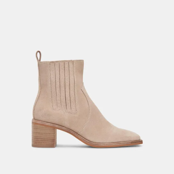 Boots and Booties Women Dolce Vita Irnie Booties Taupe Suede
