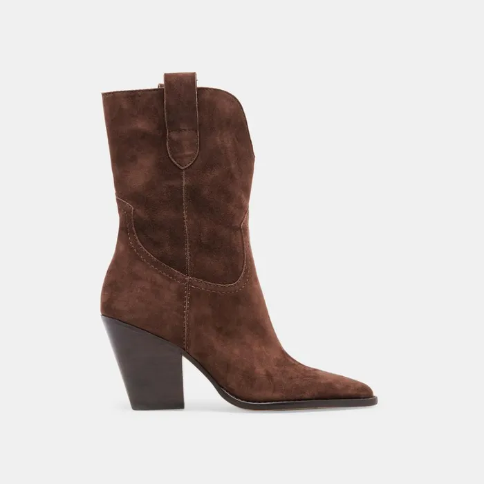 Boots and Booties Women Dolce Vita Jessey Boots Dk Brown Suede