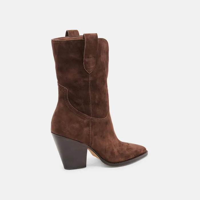 Boots and Booties Women Dolce Vita Jessey Boots Dk Brown Suede