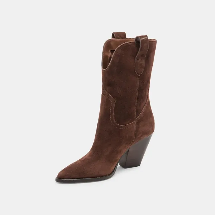 Boots and Booties Women Dolce Vita Jessey Boots Dk Brown Suede