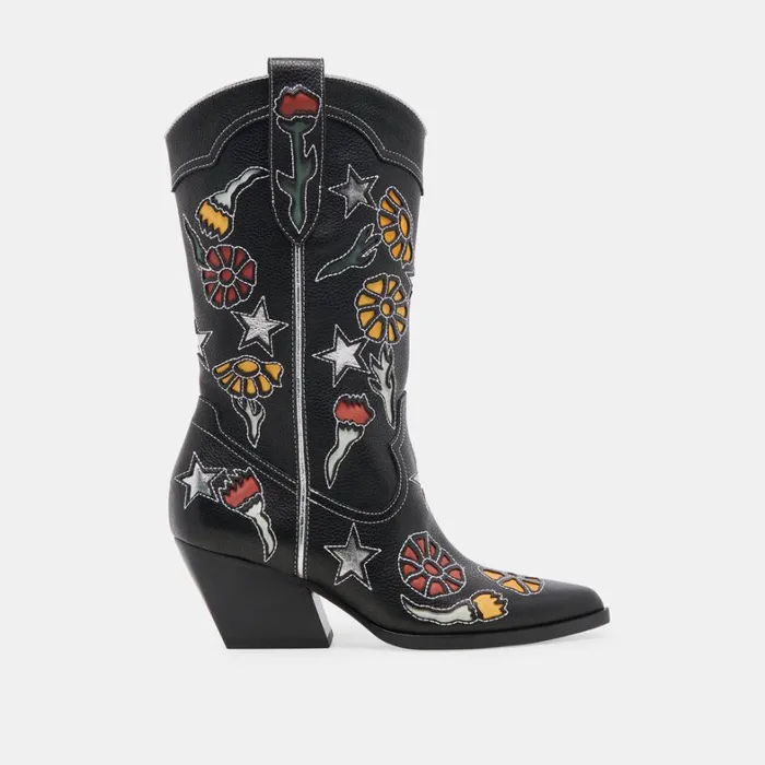 Boots and Booties Women Dolce Vita Lassie Boots Black Multi Leather