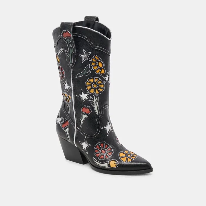Boots and Booties Women Dolce Vita Lassie Boots Black Multi Leather