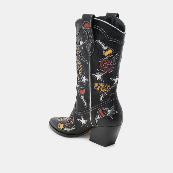 Boots and Booties Women Dolce Vita Lassie Boots Black Multi Leather