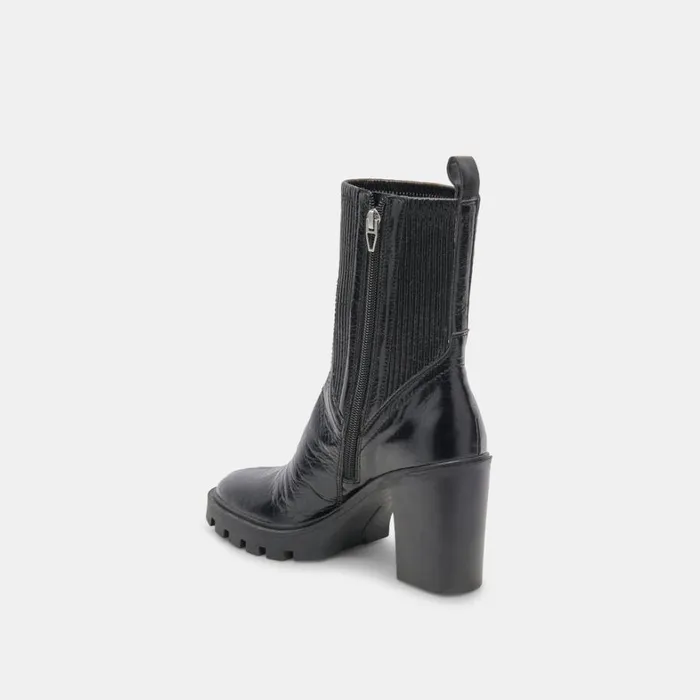Boots and Booties Women Dolce Vita Marni H2O Boots Midnight Crinkle Patent