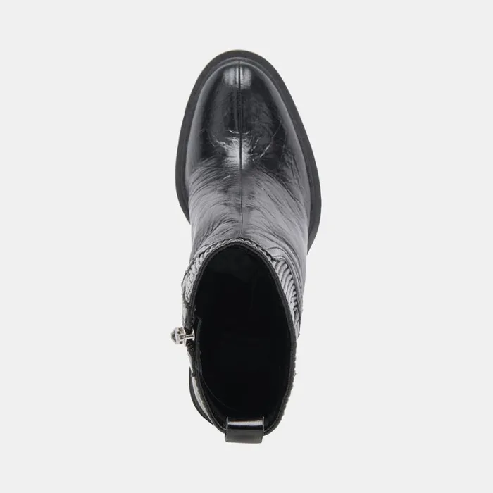 Boots and Booties Women Dolce Vita Marni H2O Boots Midnight Crinkle Patent