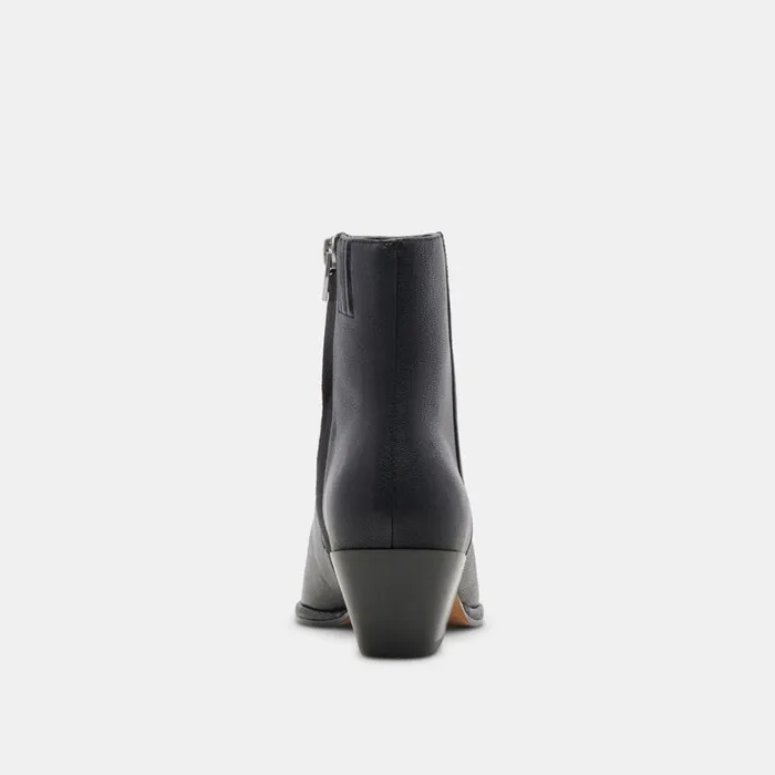 Boots and Booties Women Dolce Vita Nonah Wide Booties Black Leather