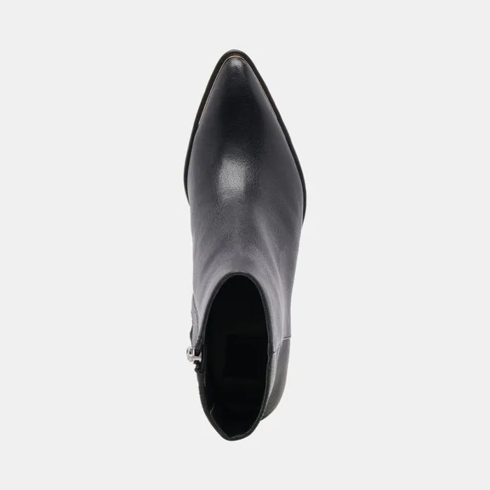 Boots and Booties Women Dolce Vita Nonah Wide Booties Black Leather