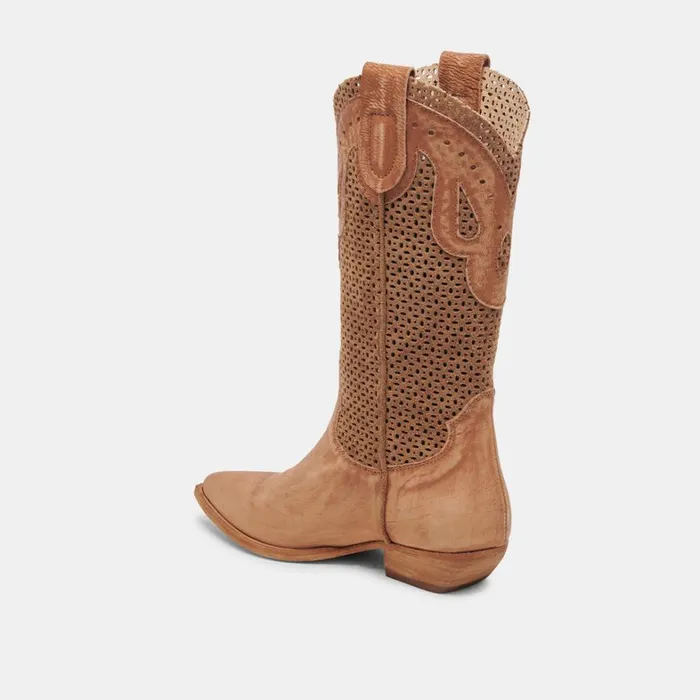 Boots and Booties Women Dolce Vita Ranch Boots Dk Brown Suede
