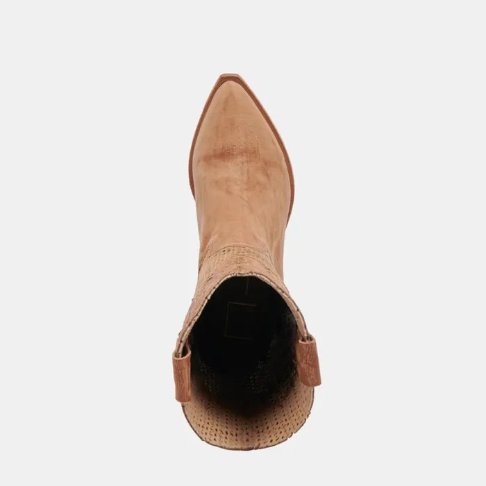Boots and Booties Women Dolce Vita Ranch Boots Dk Brown Suede