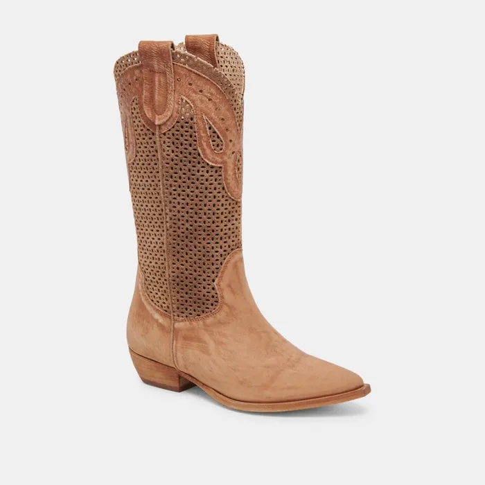 Boots and Booties Women Dolce Vita Ranch Boots Dk Brown Suede