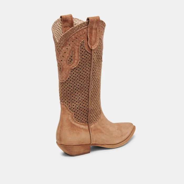 Boots and Booties Women Dolce Vita Ranch Boots Dk Brown Suede