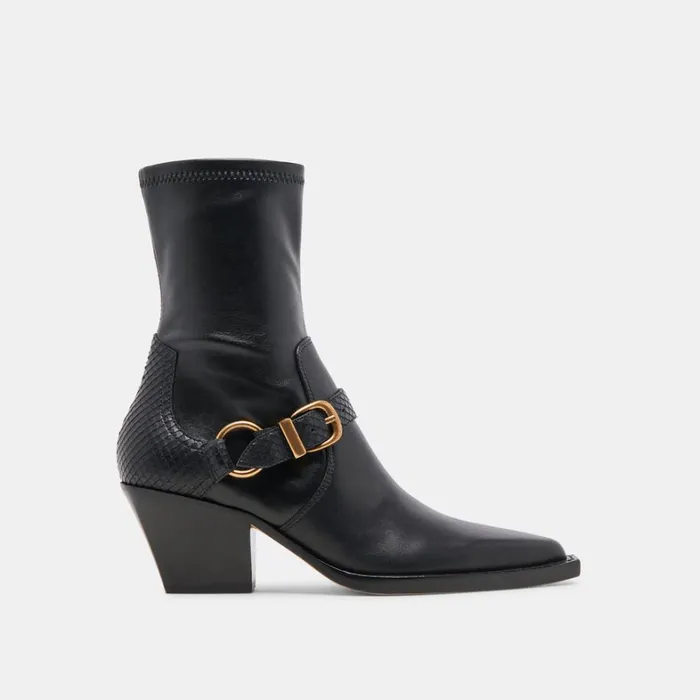 Boots and Booties Women Dolce Vita Rave Wide Calf Boots Black Leather