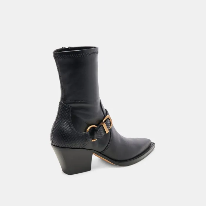 Boots and Booties Women Dolce Vita Rave Wide Calf Boots Black Leather