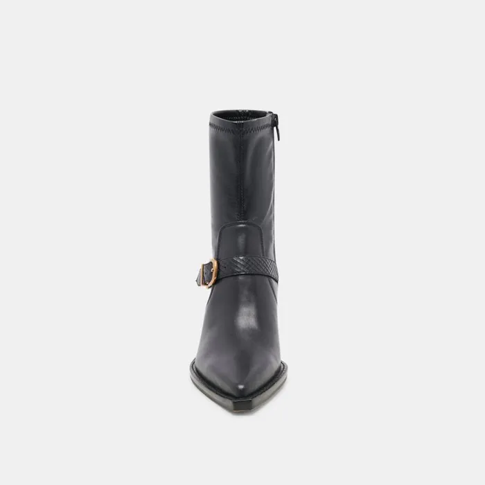 Boots and Booties Women Dolce Vita Rave Wide Calf Boots Black Leather