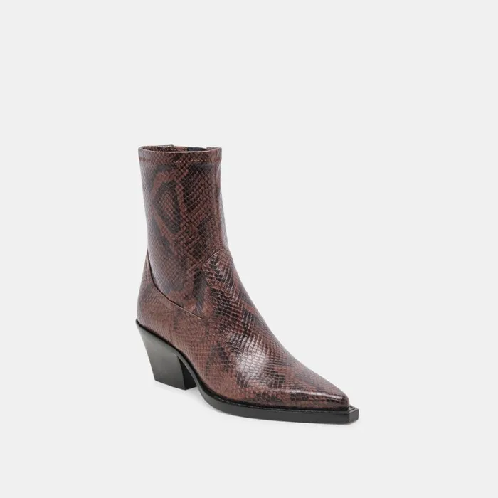 Boots and Booties Women Dolce Vita Rutger Boots Java Embossed Stella