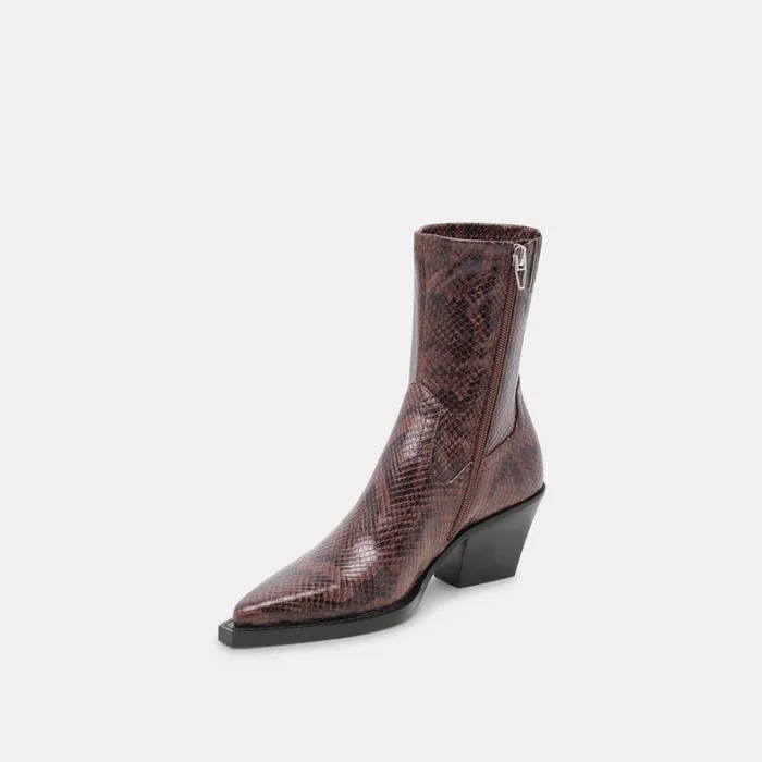 Boots and Booties Women Dolce Vita Rutger Boots Java Embossed Stella