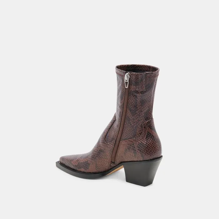 Boots and Booties Women Dolce Vita Rutger Boots Java Embossed Stella