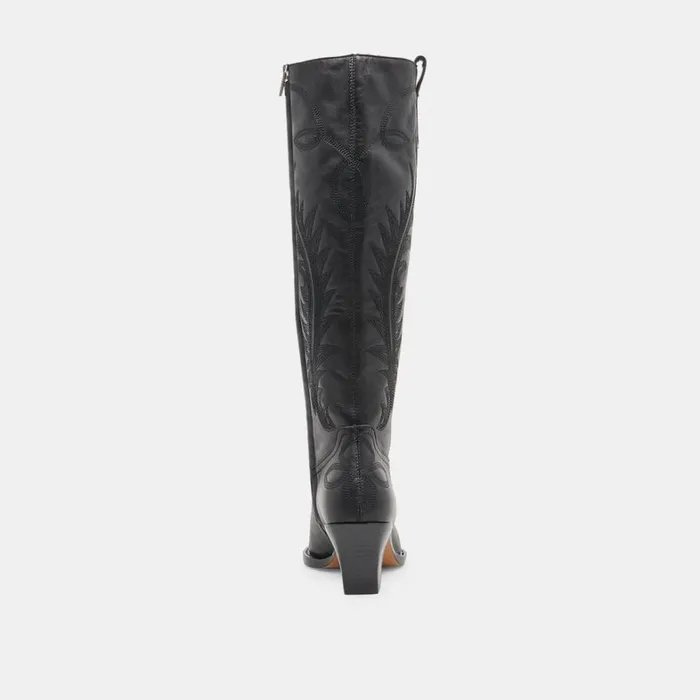 Boots and Booties Women Dolce Vita Ryatt Extra Wide Calf Boots Black Leather