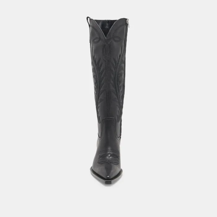 Boots and Booties Women Dolce Vita Ryatt Wide Calf Boots Black Leather
