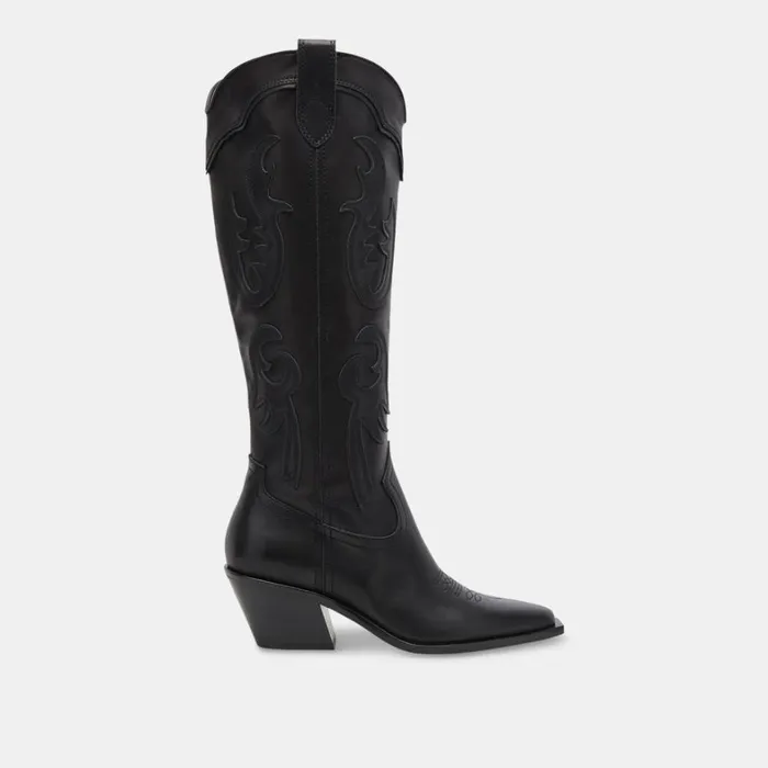 Boots and Booties Women Dolce Vita Samsin Boots Black Leather