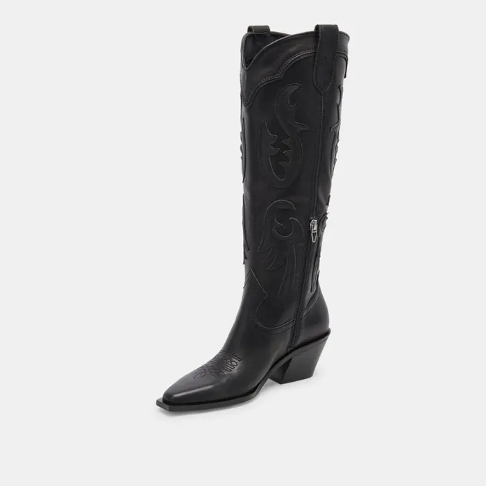 Boots and Booties Women Dolce Vita Samsin Boots Black Leather